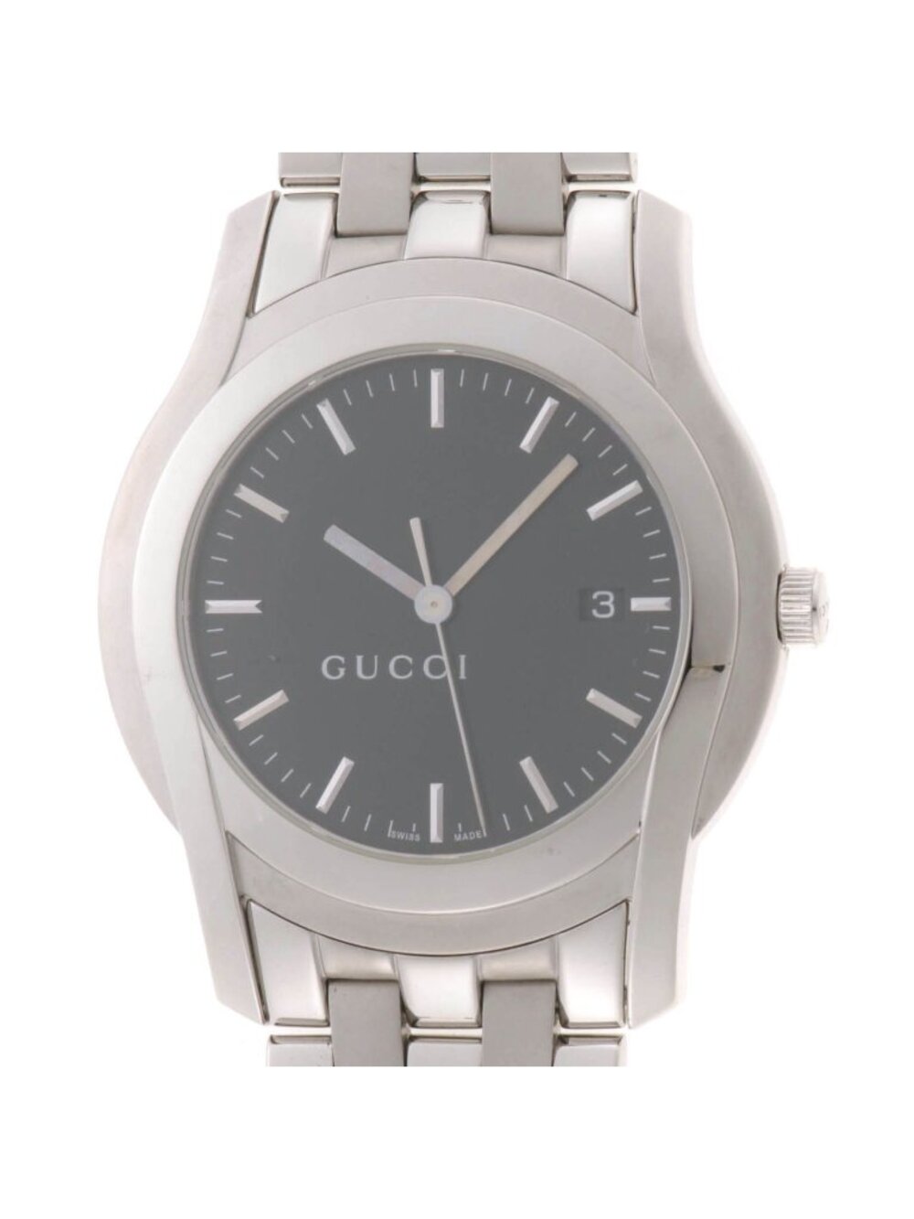 Gucci Watch Stainless Steel Black Quartz